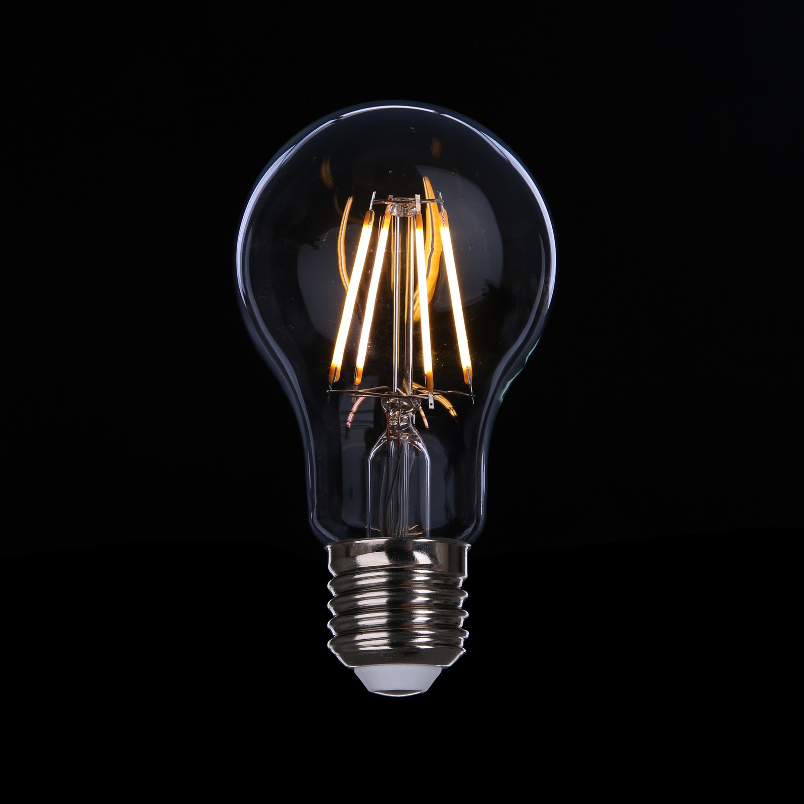 LED filament light bulb